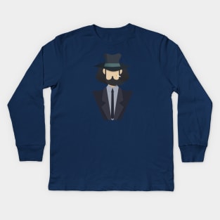 Daisuke Jigen Kids Long Sleeve T-Shirt